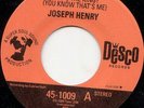 Joseph Henry -Who's the King - funk soul 45 Desco RARE