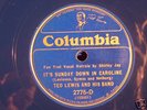 Ted Lewis On Blue Columbia 2775  78 RPM