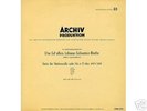 E. MAINARDI Bach Cello suite n° 6 Archiv 14061 APM