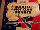 QUINTET OF THE HOT CLUB OF FRANCE 4 d Django Reinhardt