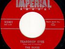 RARE '56 DOO-WOP 45 DUKES-TEARDROP EYES-Imperial 5401