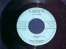 MONSTER DOO WOP 45 RPM GINO & THE BARONS  PEGGY 1959