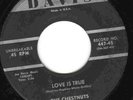 45-The Chestnuts on DAVIS-Love Is True-Doo Wop-VG+