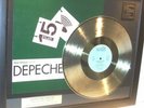 Depeche Mode goldene Maxi Vinyl Gold Record