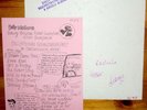 Dolly Mixture Demonstration Tapes Signed White Label