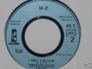 U2  FRENCH FIRST 45 PROMO