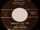 ANN CAUDELL Longing For You 45 Quick 4001 Northern Soul
