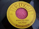 Rare Elvis 45 record Sun Records Milkcow Blues Boogie