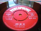 THE BEATLES V. RARE RED LABEL UK 1ST PRESS 'LOVE ME DO'