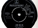 BEATLES 45---1963 ORIGINAL BLACK LABEL LOVE ME DO--RARE