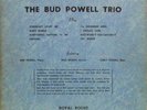 Bud Powell Trio-Vol. 1-Roost 401-RARE 10