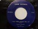 RARE DOO WOP 45 BY 