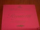 RIGOLETTO  SET with  LIBRETTO SIGNED BY CAST - OPERA