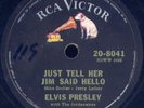 philippines ELVIS PRESLEY 78 rpm JUST TELL HER JIM SAID