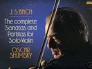 3xLP  OSCAR  SHUMSKY  BACH  SOLO  VIOLIN  BOX  ASV MINT