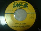 Rare Northern Soul 45 REVEREND GEORGE MORTON on HI-Q