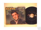 ELVIS PRESLEY-2-AUTOGRAPHS-RARE 45-JOSHUA & HILTON SHOW