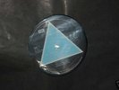pink floyd dark side  moon ,solid light blue label