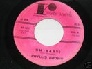 Northern Soul 45 RPM Phyllis Brown on Rainbo Oh Baby