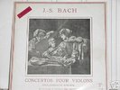 Bach concertos for vln  Liliane Garnier CND RARE Stereo