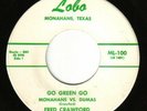 VERY RARE TEXAS ROCKABILLY 45 FRED CRAWFORD LOBO 100