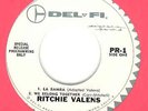 RITCHIE VALENS  D.J. 45 RPM EP -w/ SUPER RARE SLEEVE 