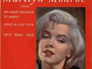 MARILYN MONROE Very rare French 60s EP Le Milliardaire