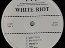 The Clash. White Riot Live. 1977. Rare Punk Album.