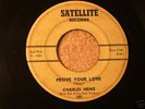 Charles Heinz  Satellite 101 45 Stax Memphis SCARCE