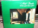 Nick Drake - Five Leaves Left - excellent vinyl LP