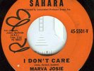 MARVA JOSIE Northern Soul 45 on SAHARA Records