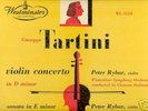 PETER RYBAR-TARTINI VIOLIN SONATAS.WESTMINSTER.1952