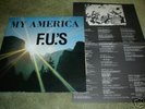 F.U.'S MY AMERICA RARE KBD PUNK LP XCLAIM HARDCORE LP