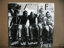 ARTICLES OF FAITH What We Want 7
