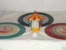 1956 Red Raven magic mirror Tin Top and 3 Records