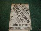 original punk flyer kbd black flag germs 1970's