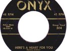 Rare 1956 doo-wop 45 rpm The Chordells Onyx 504