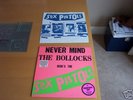 THE SEX PISTOLS NEVER MIND THE BOLLOCKS LP PROMO RARE