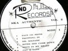 SKA AUTHENTIC  volume 2 LP   on the ND label