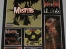 MISFITS - 12 HITS FROM HELL - promo STICKER SHEET orig