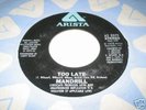 MODERN SOUL Mandrill 7” TOO LATE on ARISTA