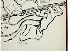 orig.  KENNY BURRELL  Andy Warhol Drawing  LEX  EX-/V++