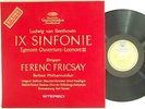 FRICSAY Beeth. Symph. No. 9 DGG RED STEREO 2 LPs TULIP