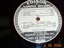 Edison  12-inch Sample Record No. 9