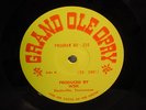 GRAND OLE OPRY RADIO SHOW LP: BILL MONROE, OSWALD, ETC.