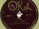 Okeh 40000 KING OLIVER JAZZ BAND Buddy's Habits w LOUIS