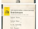 BATMAN RARE ORIG 60's FRENCH SOUNDTRACK OST EP MINT 
