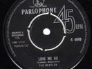BEATLES RARE ORIG 1962 BLACK PARLOPHONE LOVE ME DO