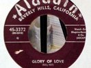 1957 THE VELVETONES 45 ON ALADDIN GLORY OF LOVE