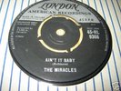 TOP UK LONDON  - THE MIRACLES - AIN'T IT BABY